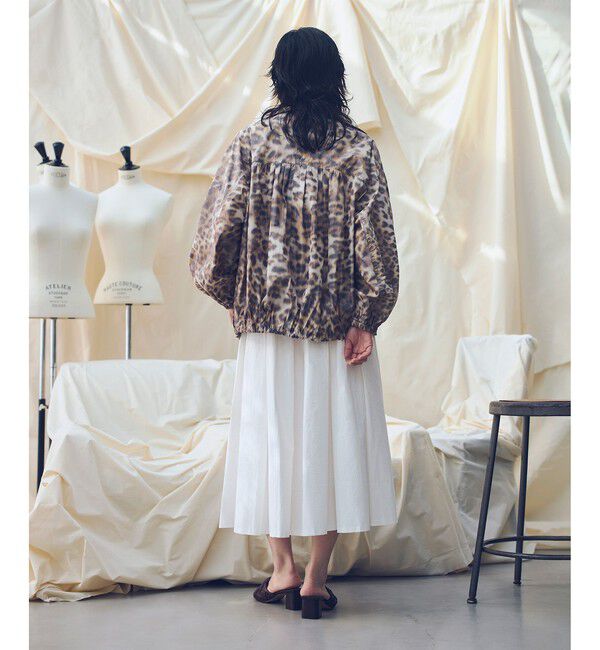 allureville「タイプライターイレギュラータックスカート」|スカート|