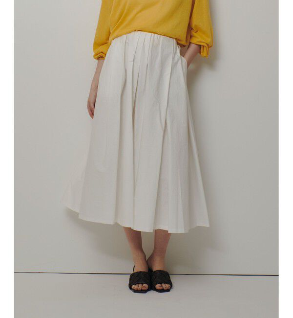 allureville「タイプライターイレギュラータックスカート」|スカート|