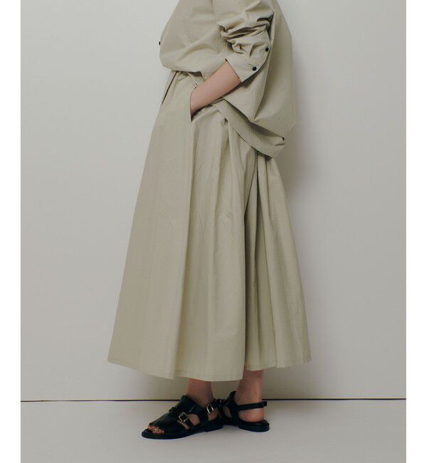 allureville「タイプライターイレギュラータックスカート」|スカート|