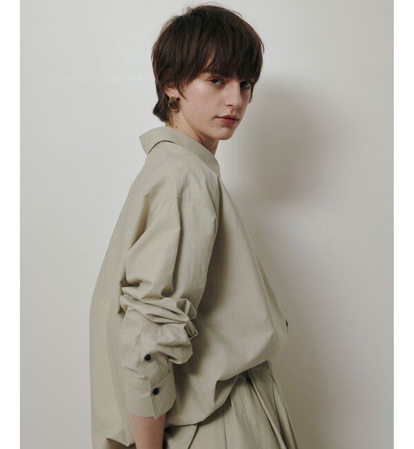 allureville「タイプライターロングシャツ」|シャツ・ブラウス|