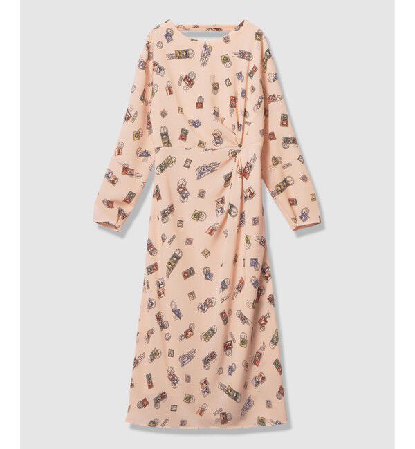 LOULOU WILLOUGHBY「【LOULOU WILLOUGHBY】レタープリントワンピース」|ワンピース|