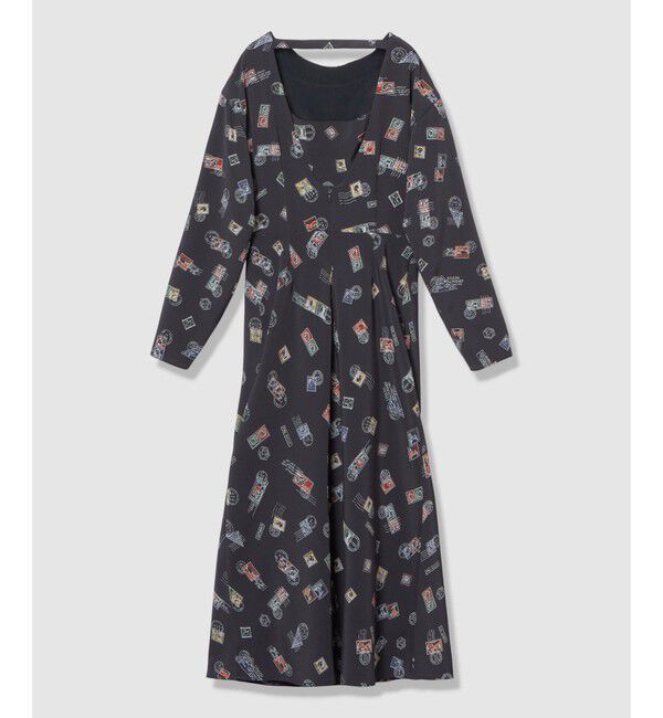 LOULOU WILLOUGHBY「【LOULOU WILLOUGHBY】レタープリントワンピース」|ワンピース|