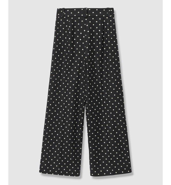 LOULOU WILLOUGHBY「【LOULOU WILLOUGHBY】リネン混ドットワイドパンツ」|チノ|