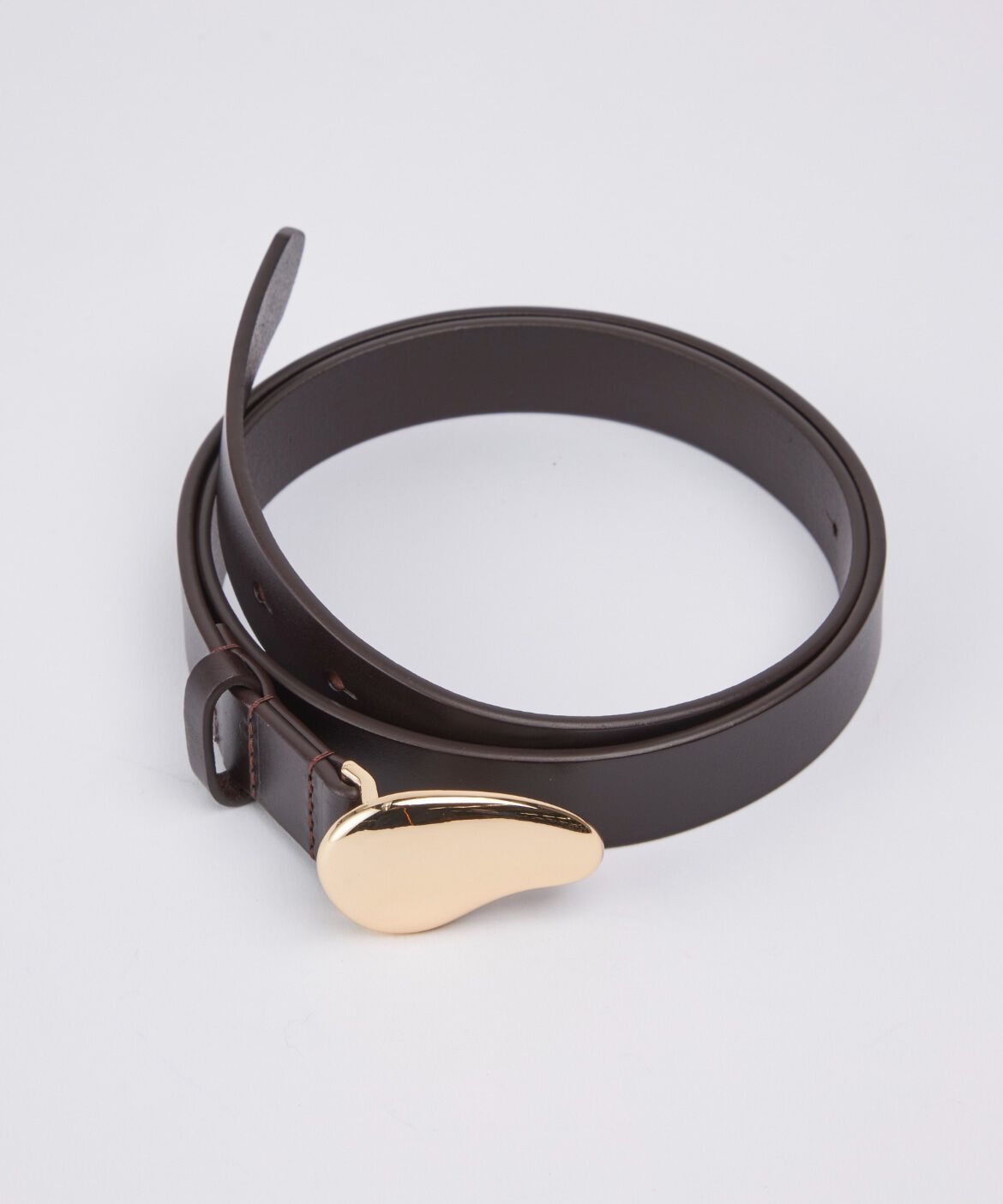 Maglie le cassetto「オリジナルバックルベルト《Poire belt 2》」|ベルト|モカチャ3