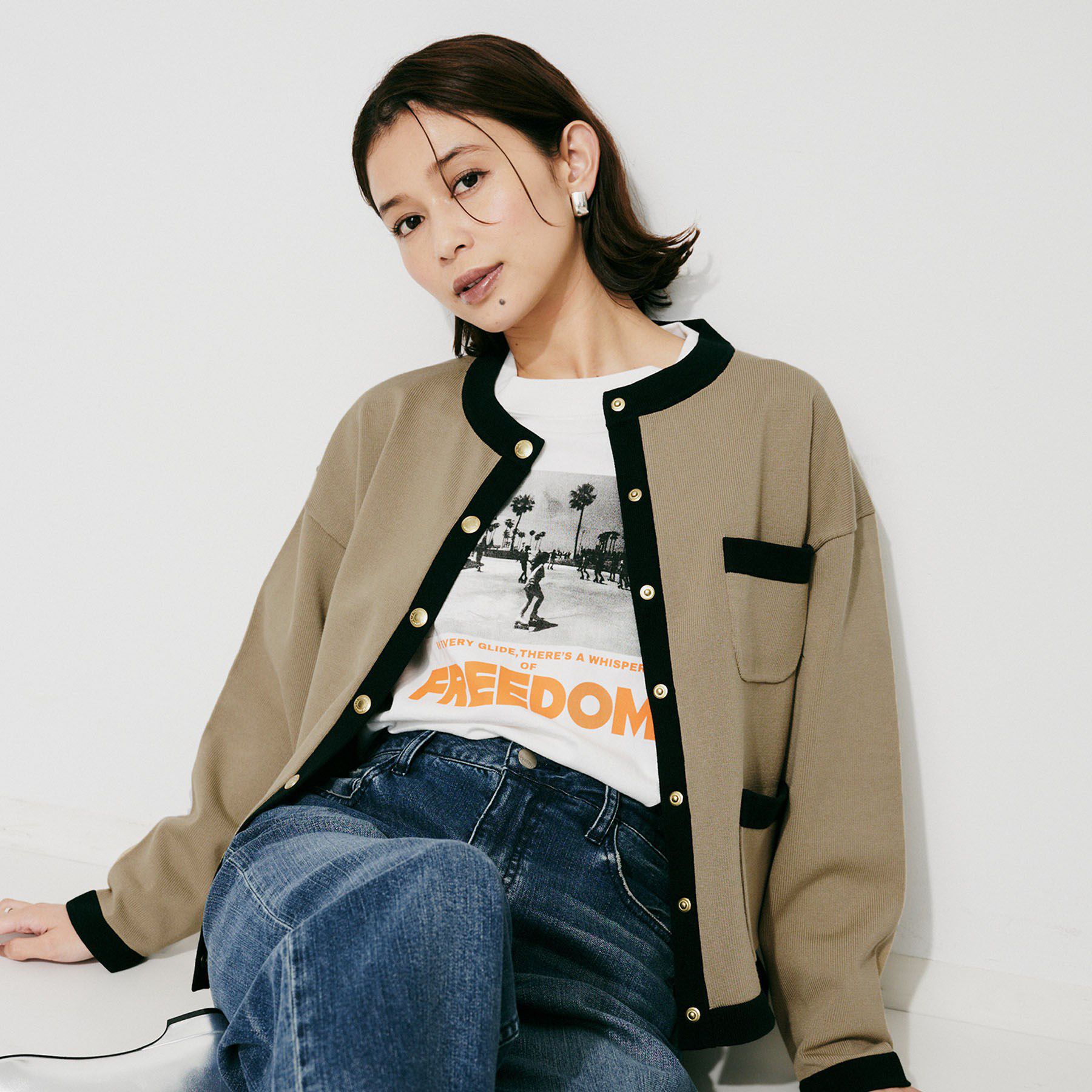 UNTITLED「【TRADITIONAL WEATHERWEAR】ARKLEY KNIT カーディガン」|カーディガン|ベージュ(552)