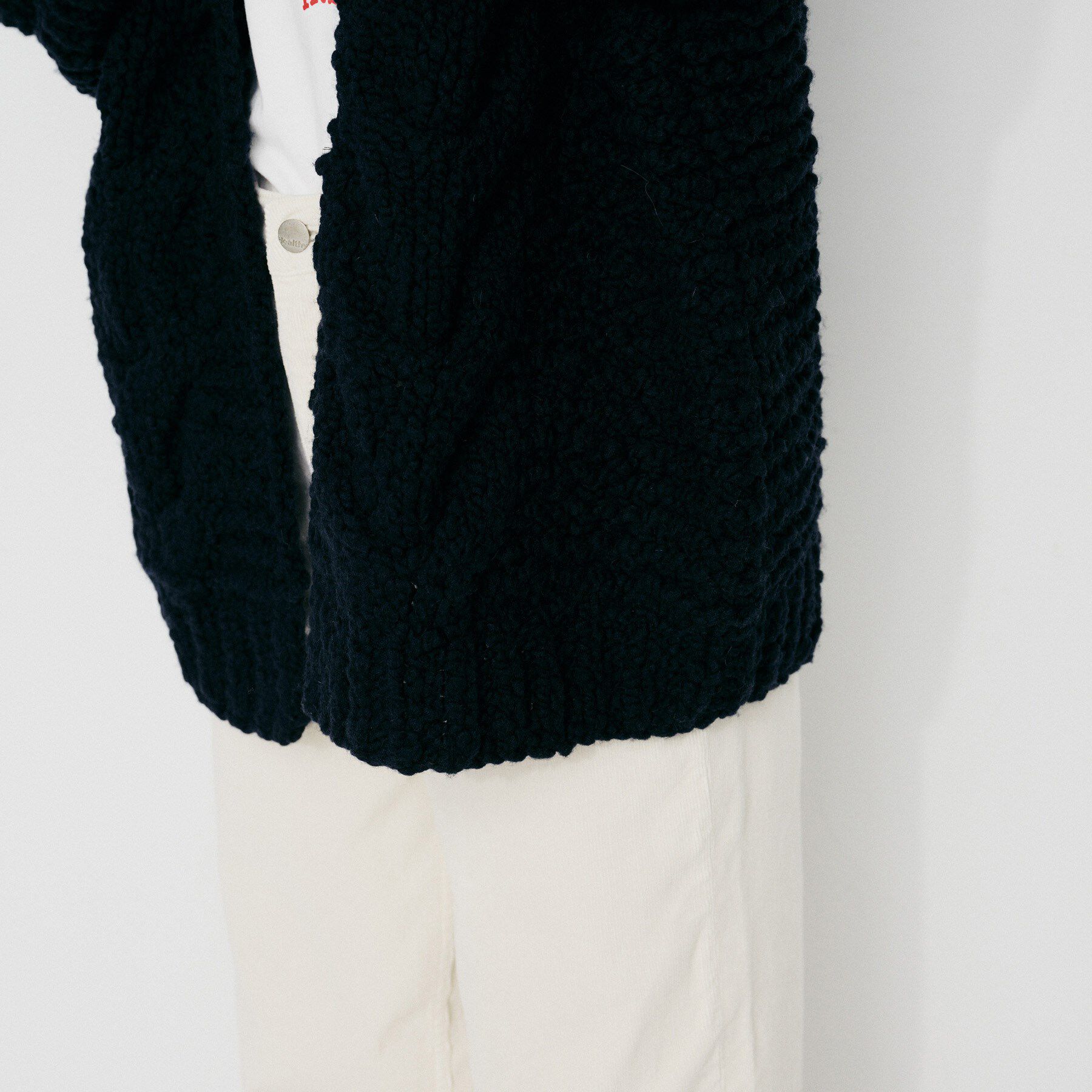 UNTITLED「【IRONING】ケーブルラフカーデ」|カーディガン|