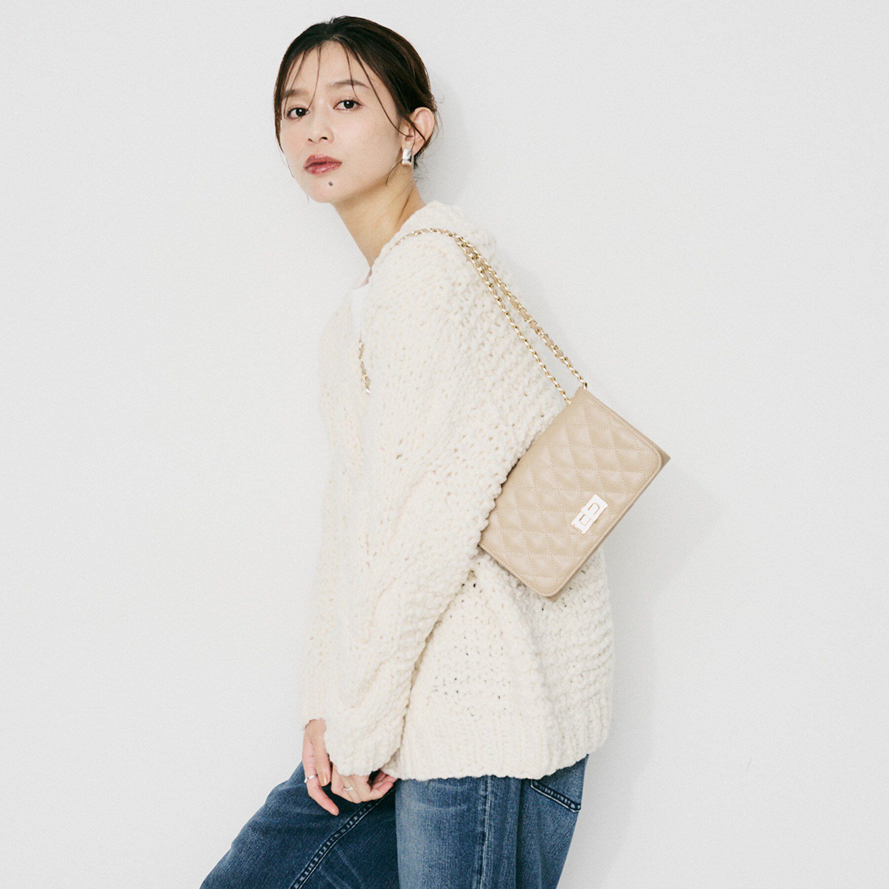 UNTITLED「【IRONING】ケーブルラフカーデ」|カーディガン|