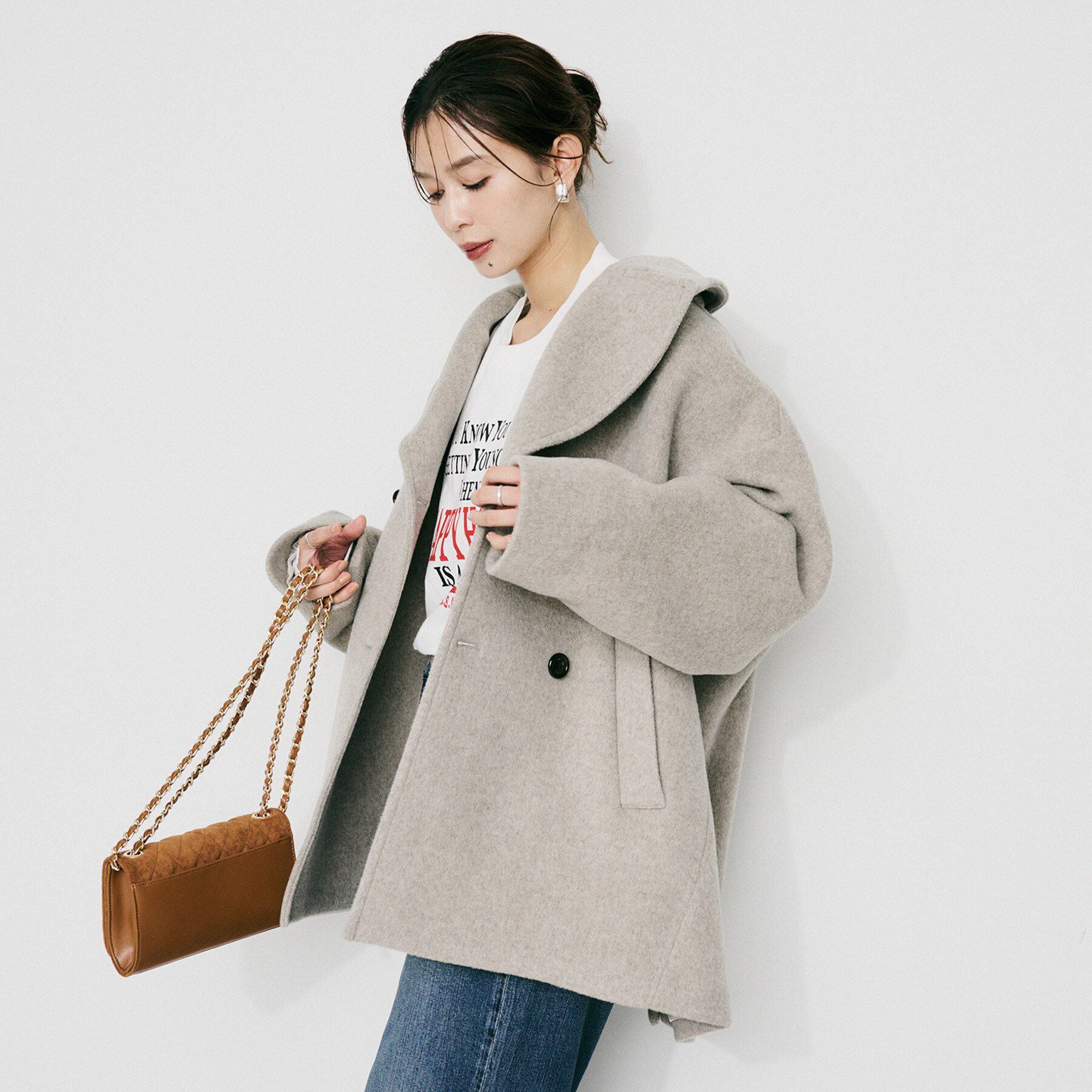 UNTITLED「【TICCA】ピーコート」|ピーコート|