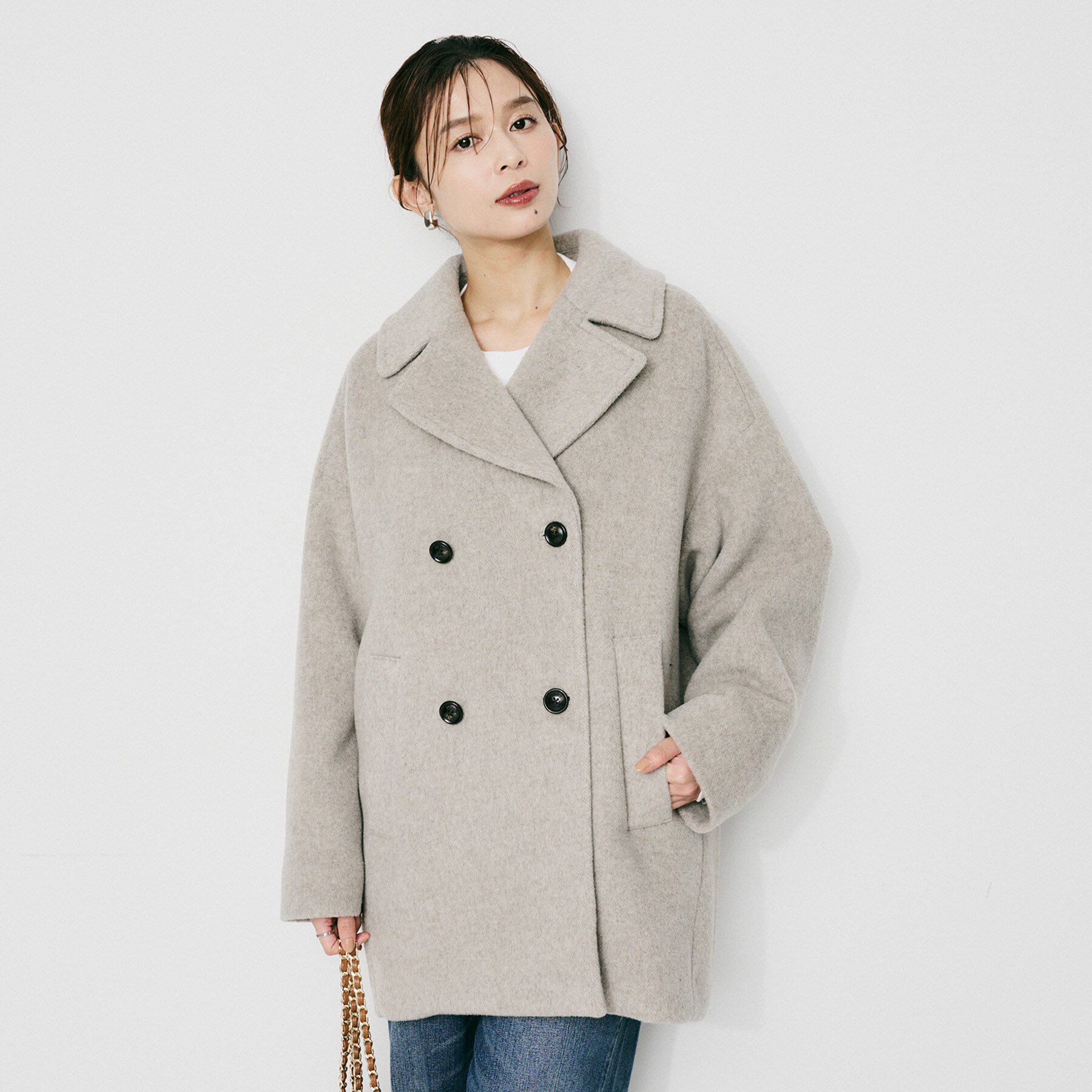 UNTITLED「【TICCA】ピーコート」|ピーコート|