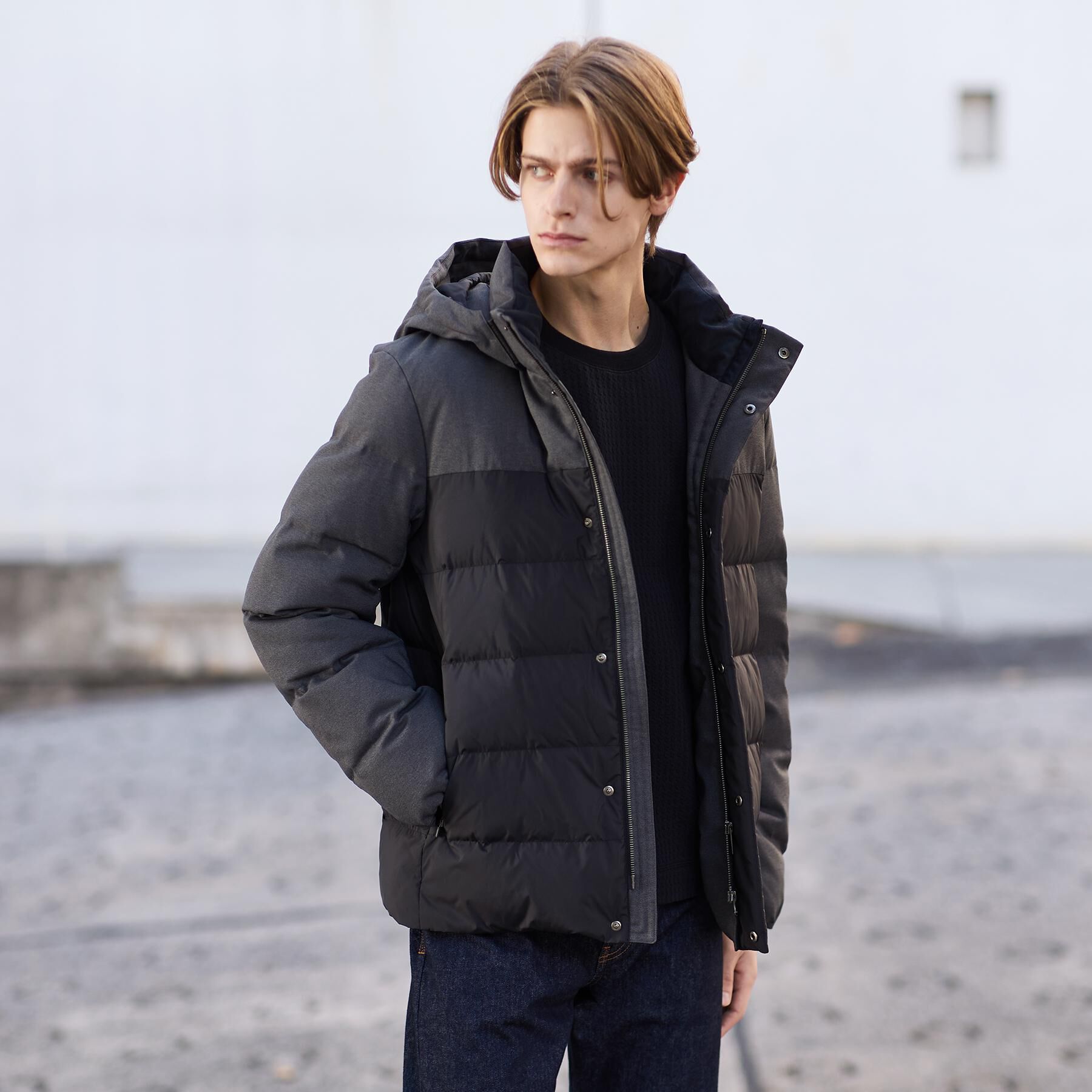 TAKEO KIKUCHI「カラーコンビ ダウンブルゾン」|ダウン|