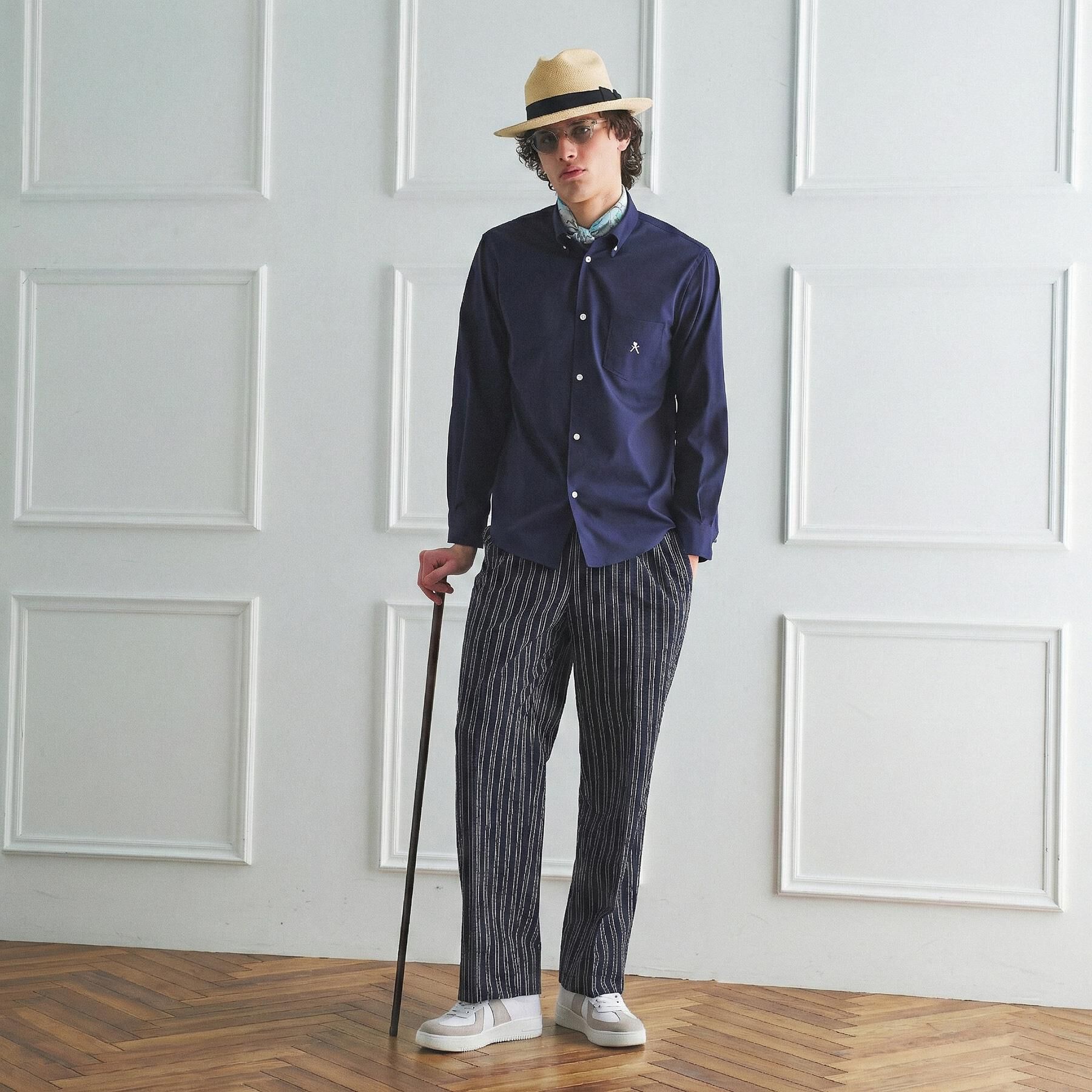 TAKEO KIKUCHI「【BOWLER HAT LABEL】レザースニーカー」|スニーカー|