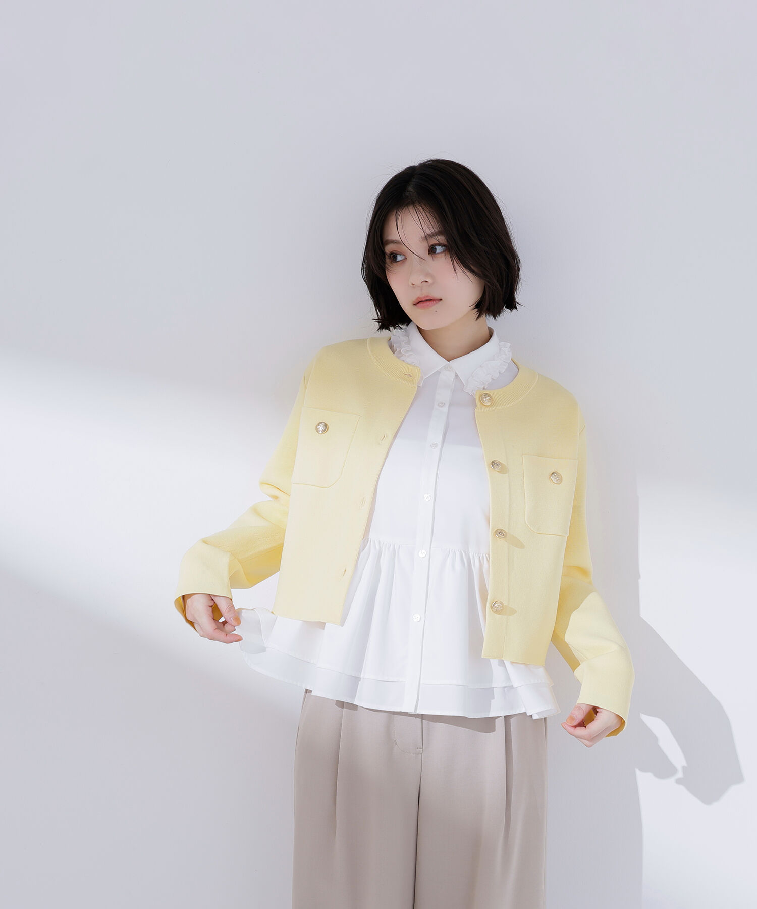  「フリルカラーシャツ」|シャツ・ブラウス|