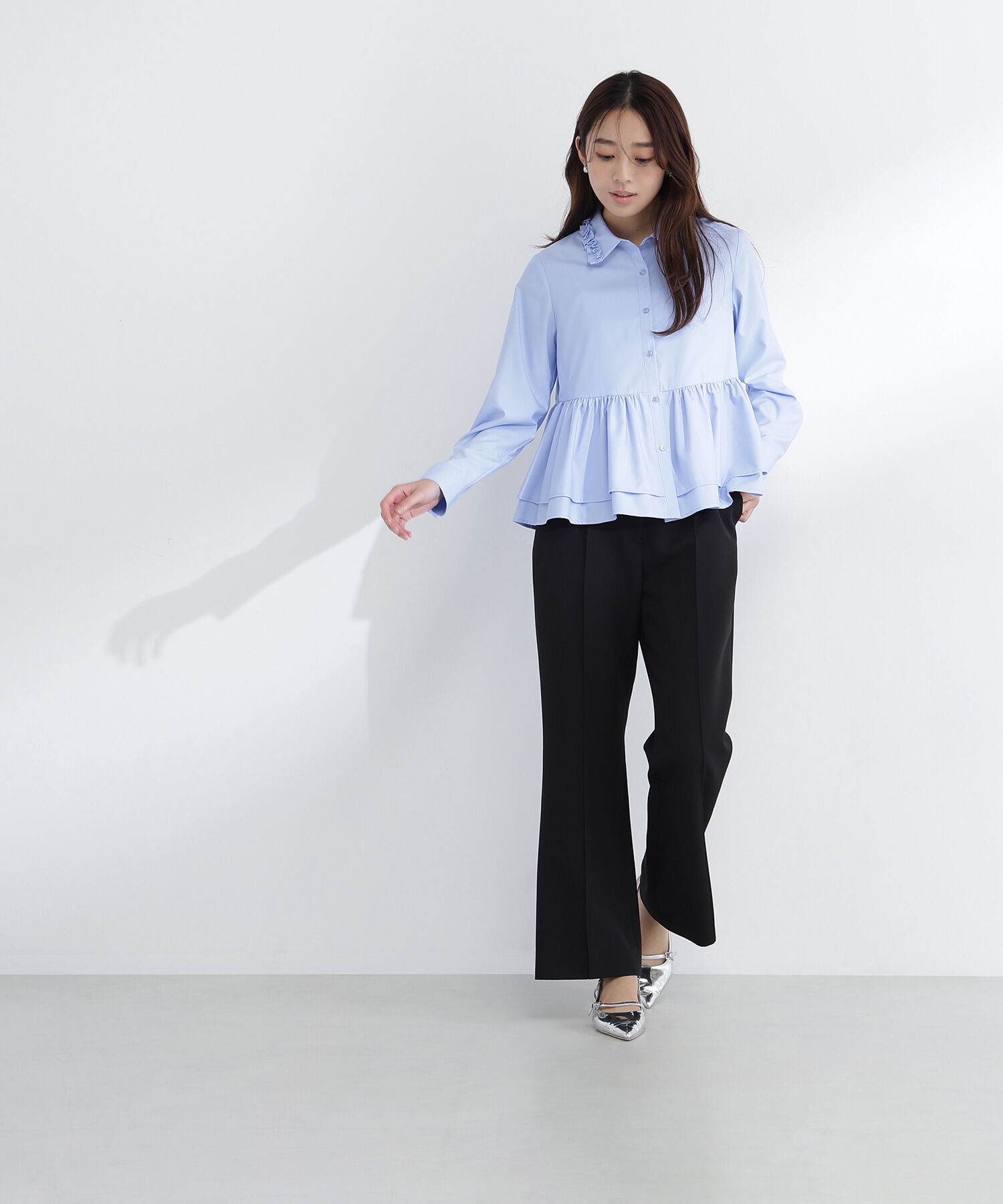  「フリルカラーシャツ」|シャツ・ブラウス|