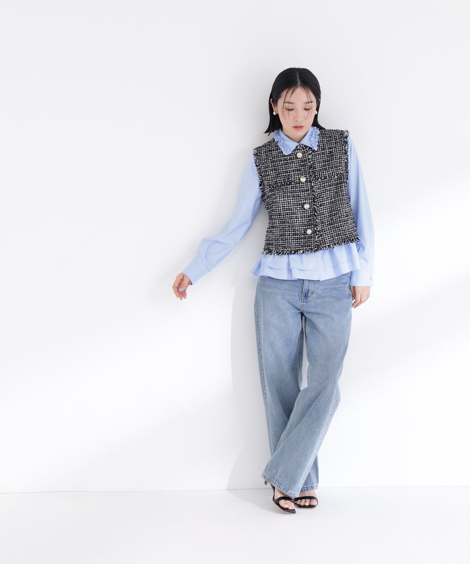  「フリルカラーシャツ」|シャツ・ブラウス|