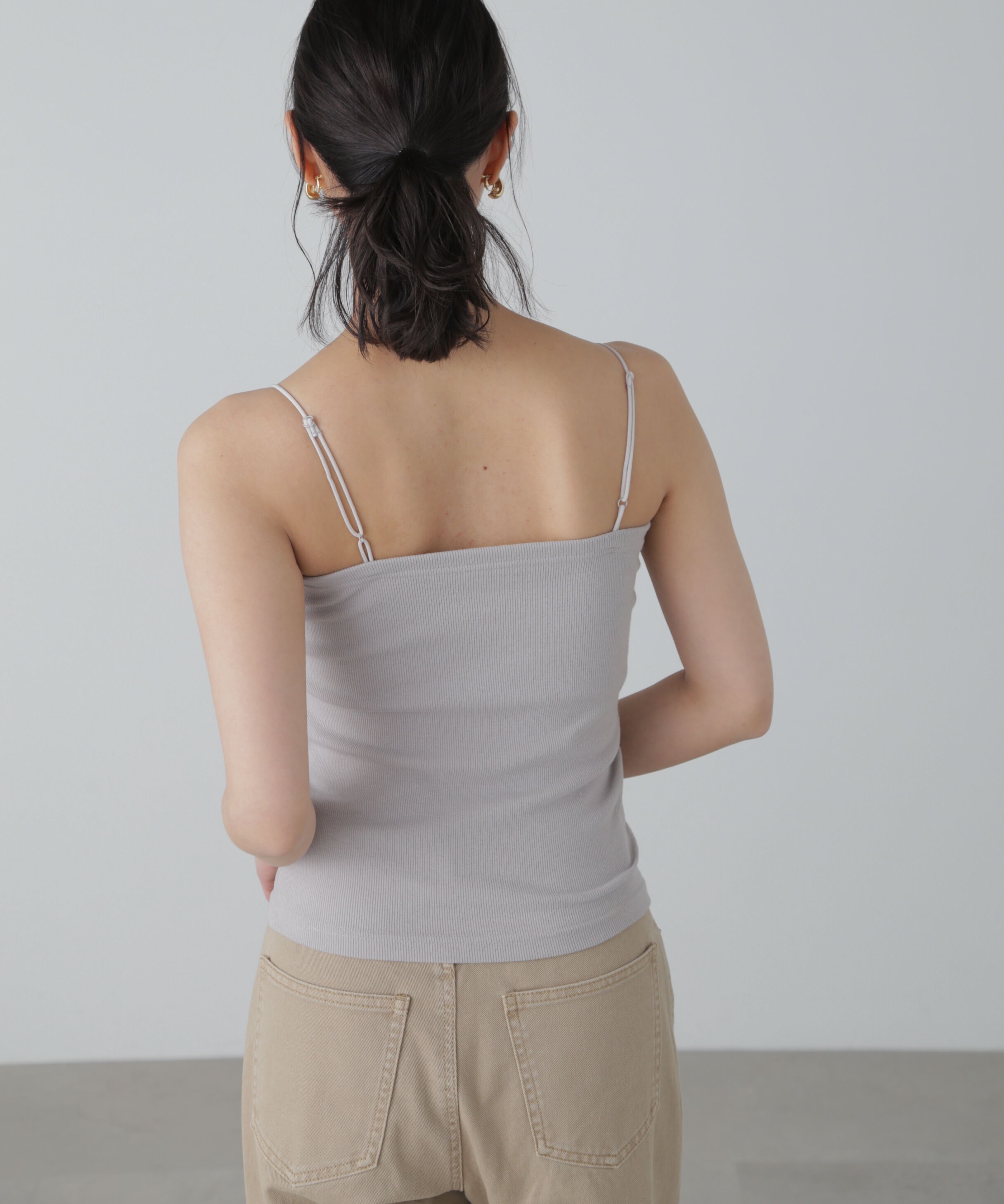  「カップ付きベアキャミソール」|Tシャツ・カットソー|