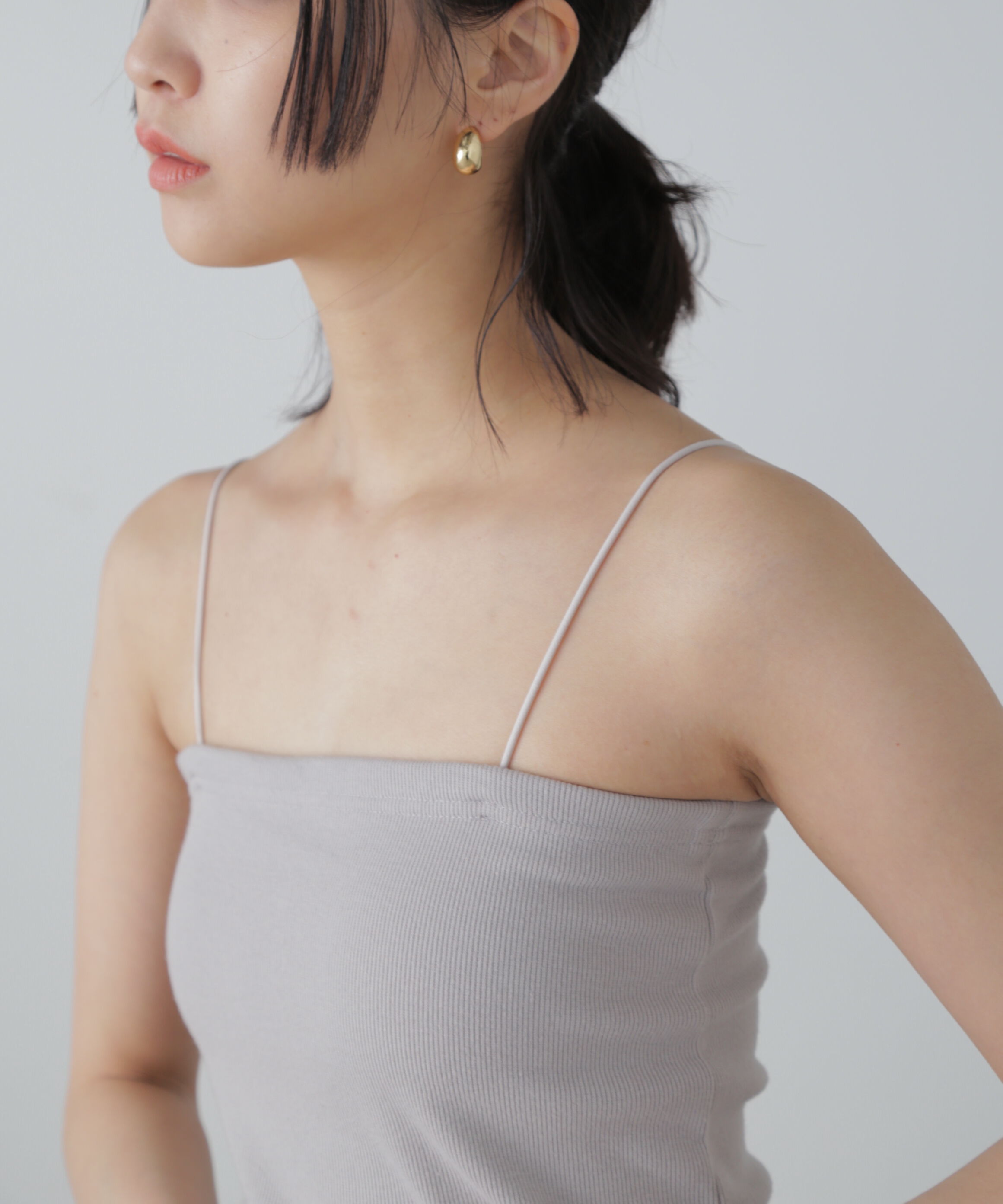  「カップ付きベアキャミソール」|Tシャツ・カットソー|