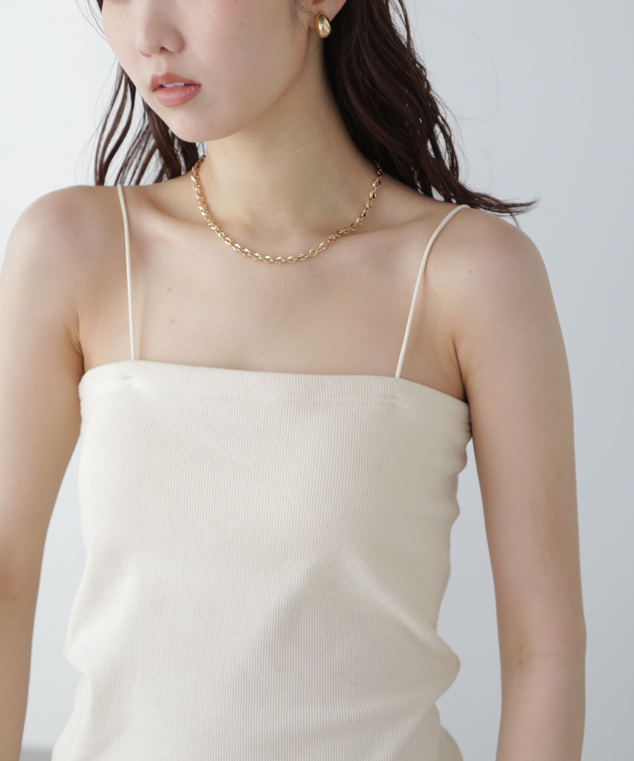  「カップ付きベアキャミソール」|Tシャツ・カットソー|