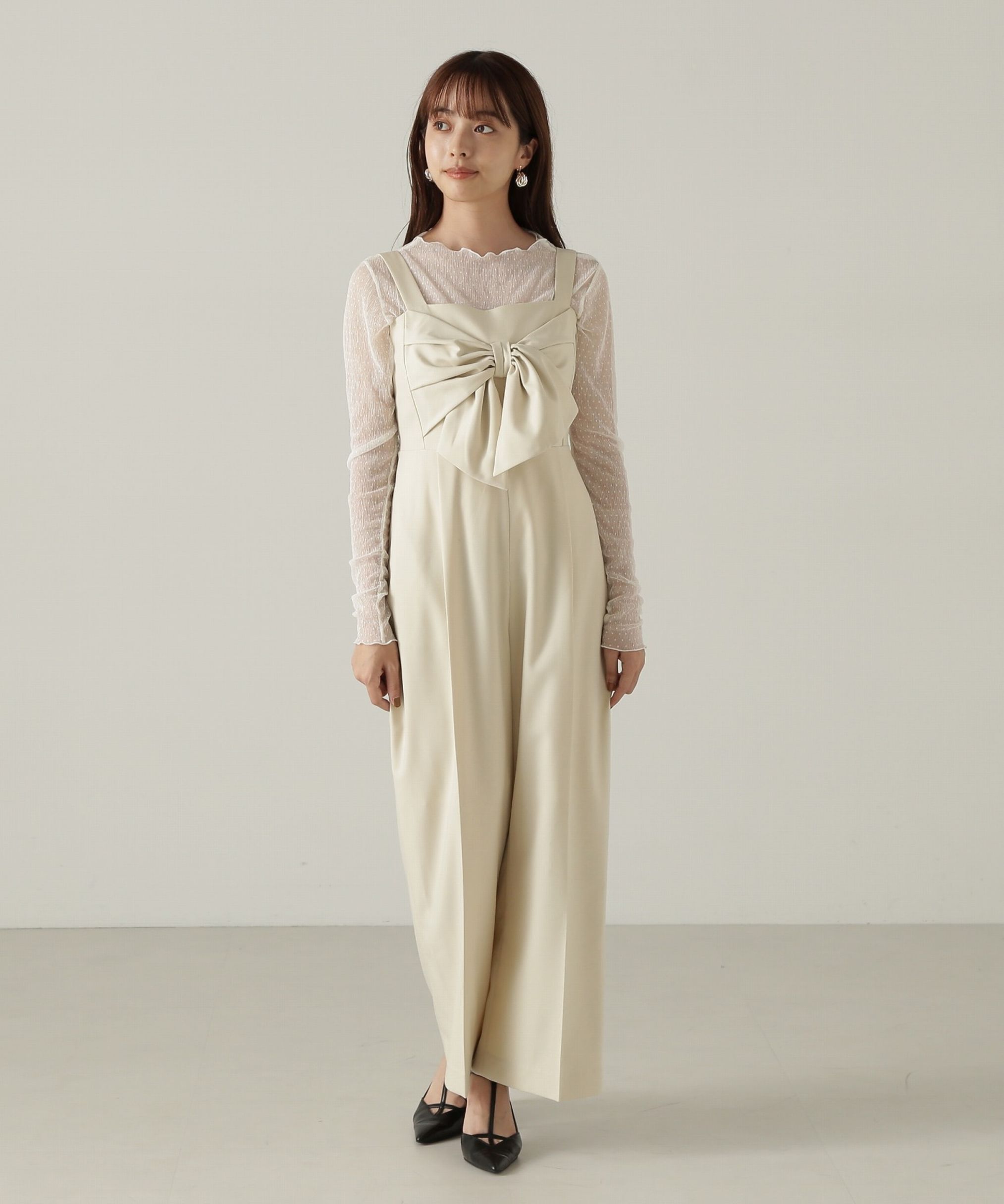 PROPORTION BODY DRESSING「リボンオールインワン」|ワンピース|