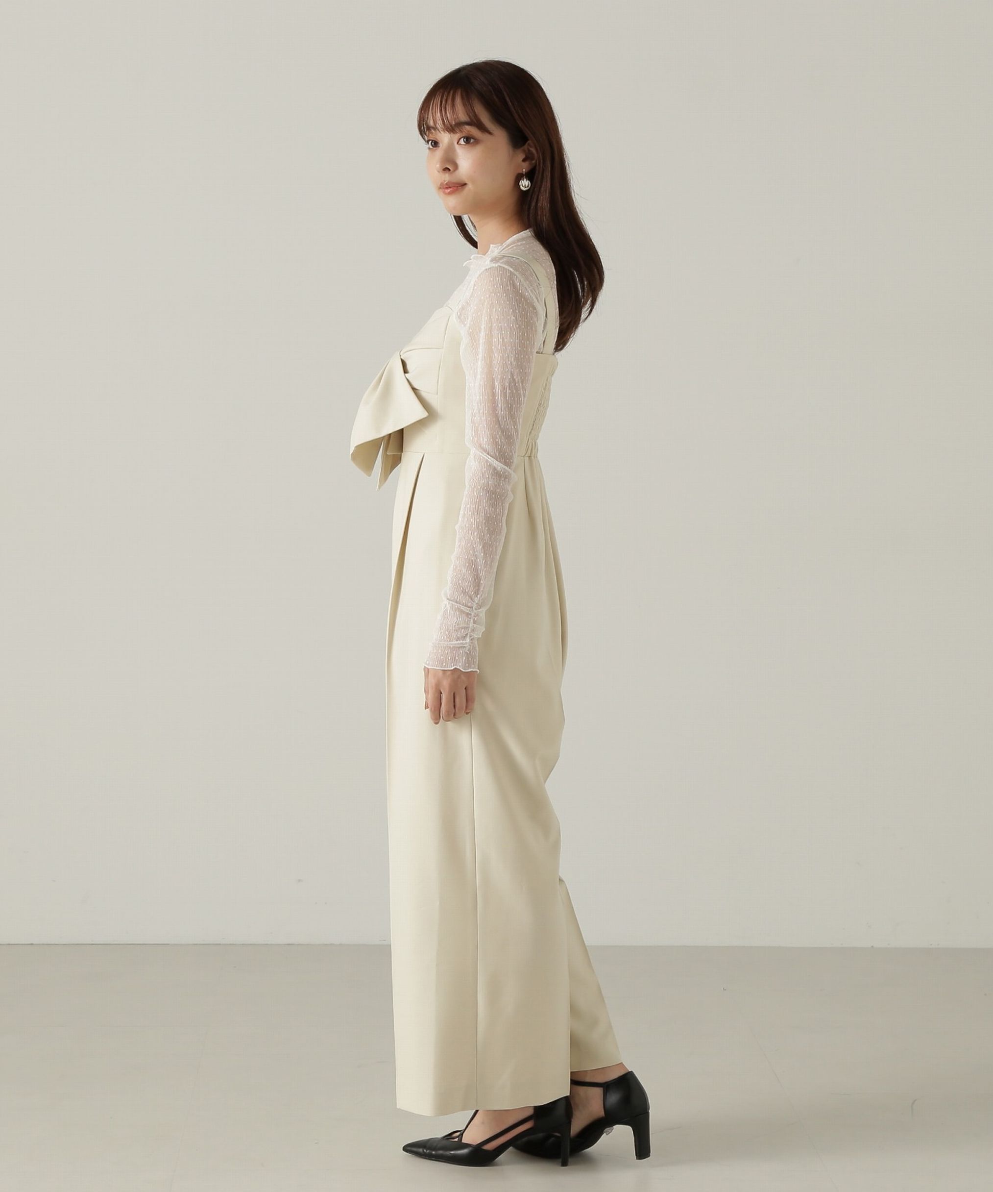 PROPORTION BODY DRESSING「リボンオールインワン」|ワンピース|