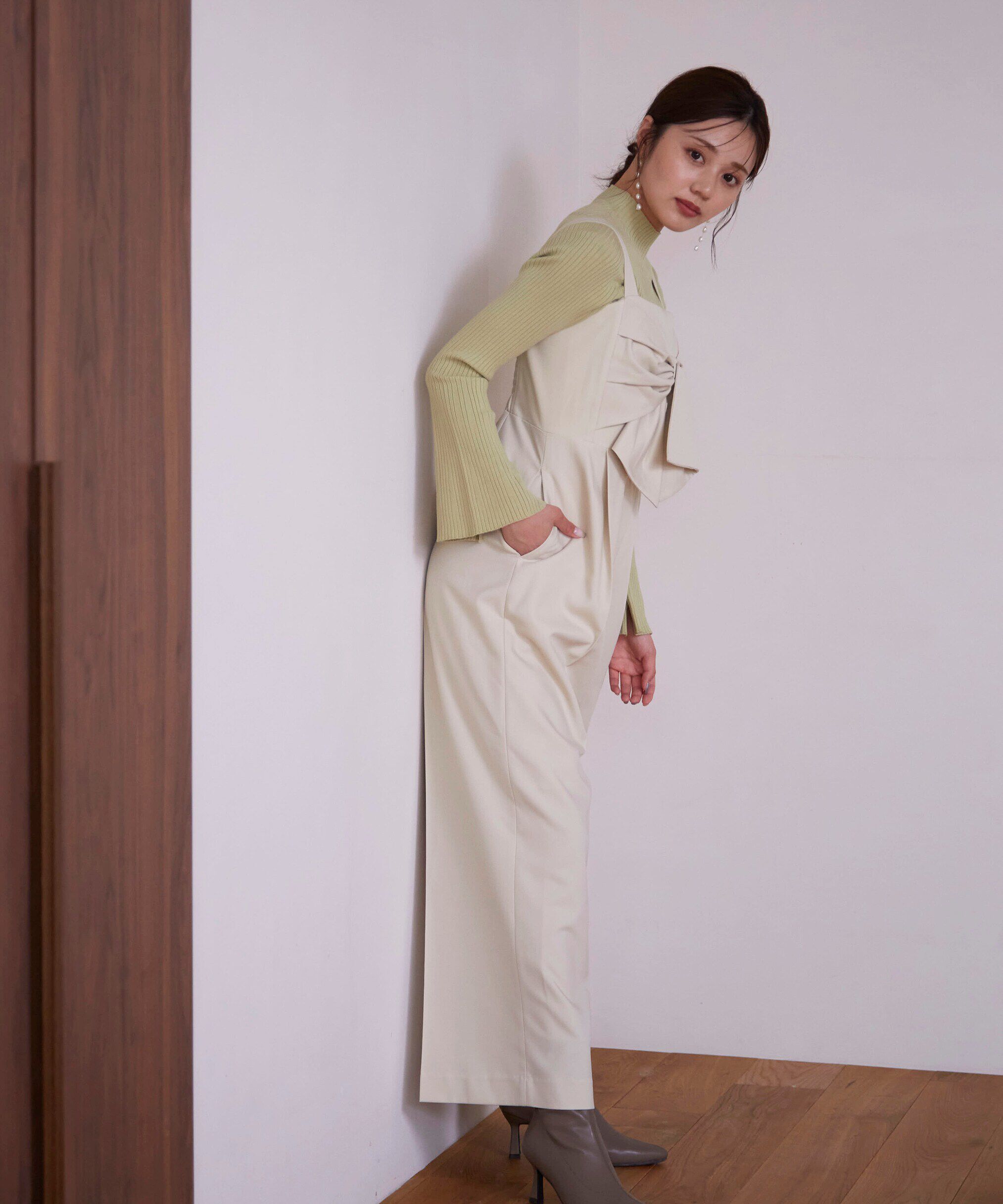 PROPORTION BODY DRESSING「リボンオールインワン」|ワンピース|