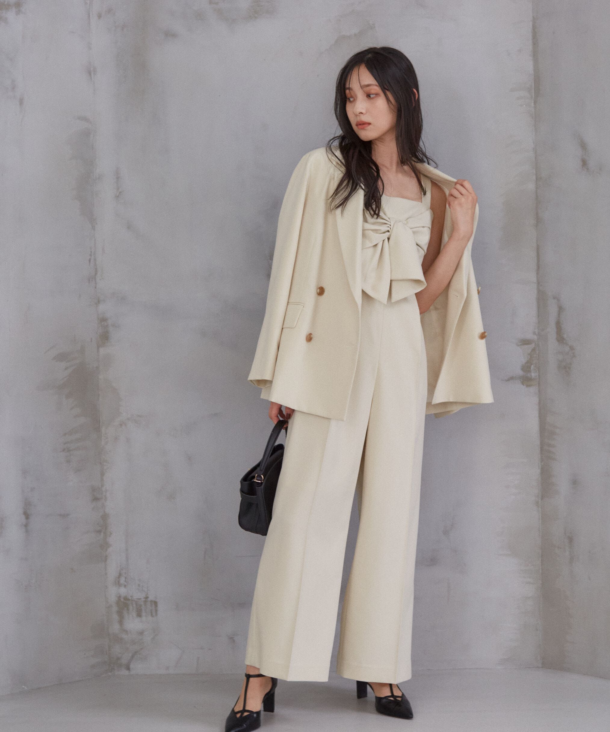 PROPORTION BODY DRESSING「リボンオールインワン」|ワンピース|