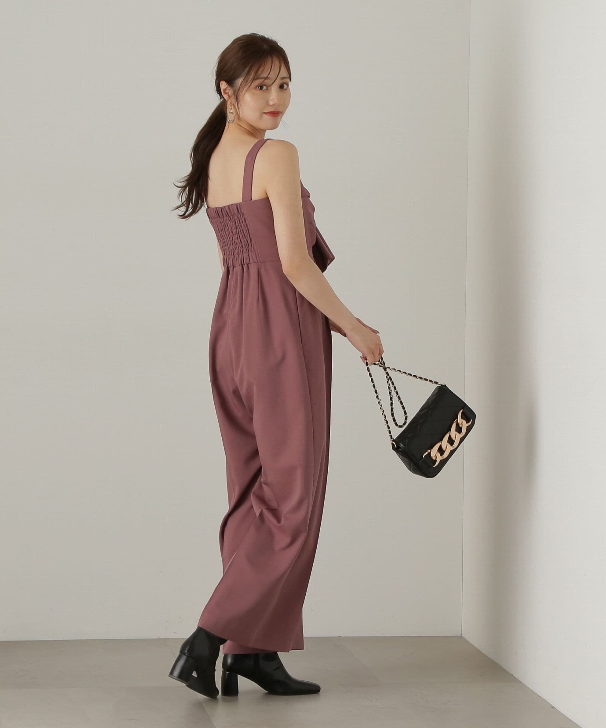 PROPORTION BODY DRESSING「リボンオールインワン」|ワンピース|