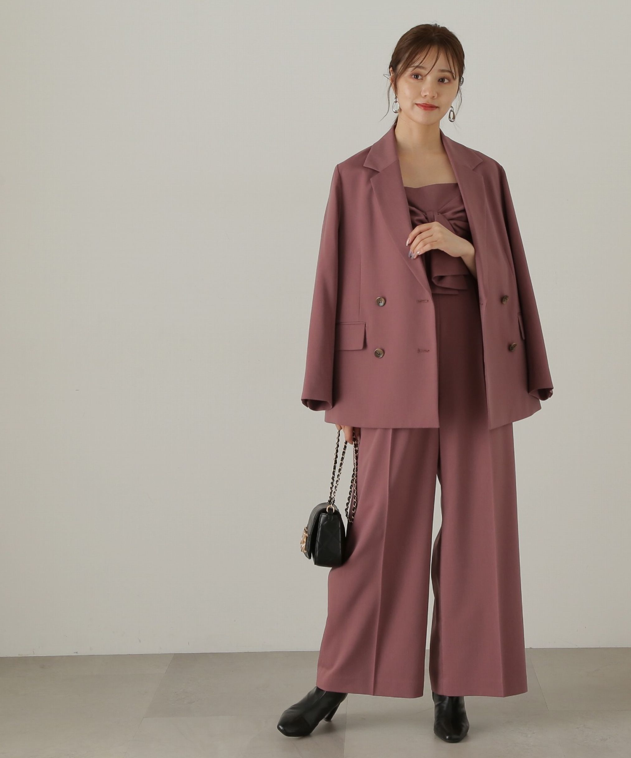 PROPORTION BODY DRESSING「リボンオールインワン」|ワンピース|