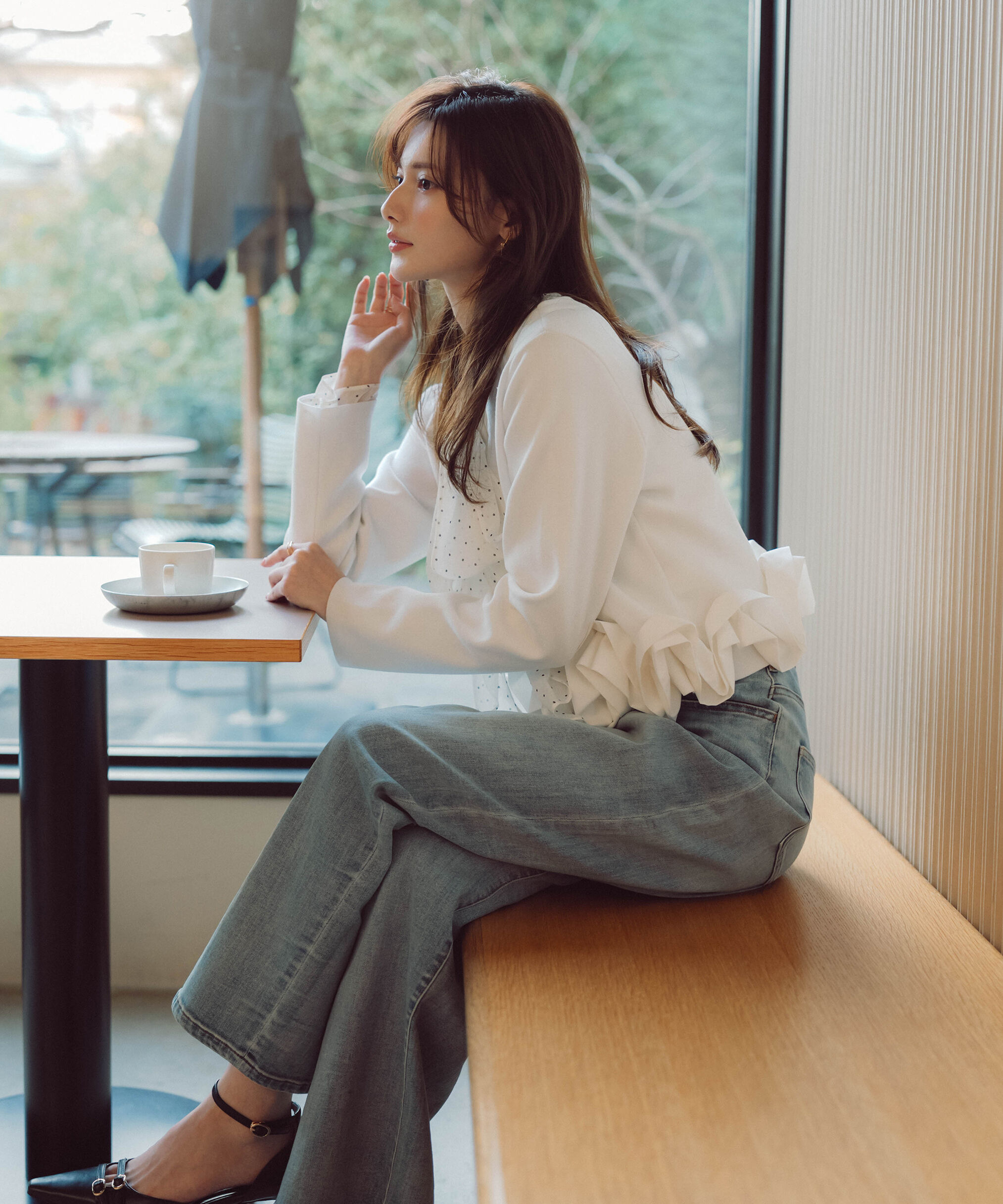 PROPORTION BODY DRESSING「〈a/mie〉ホイップペプラムニット　26SS」|カーディガン|