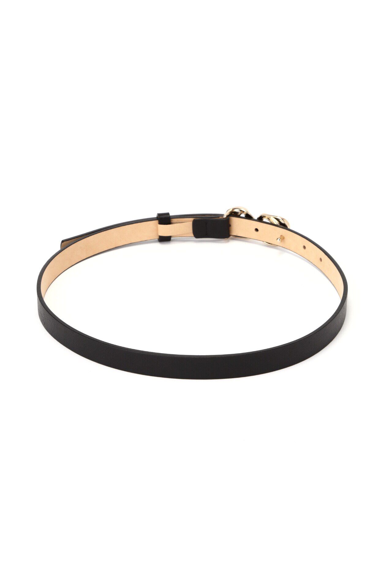  「ツイストバックル細ベルト」|ベルト|