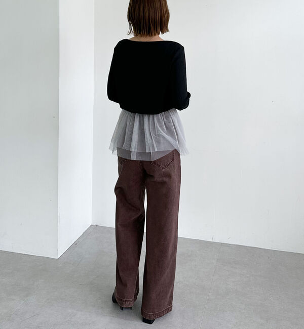 archives「ＦリボンカットＣＤ&times;ドッキングキャミＳＥＴ」|カーディガン|