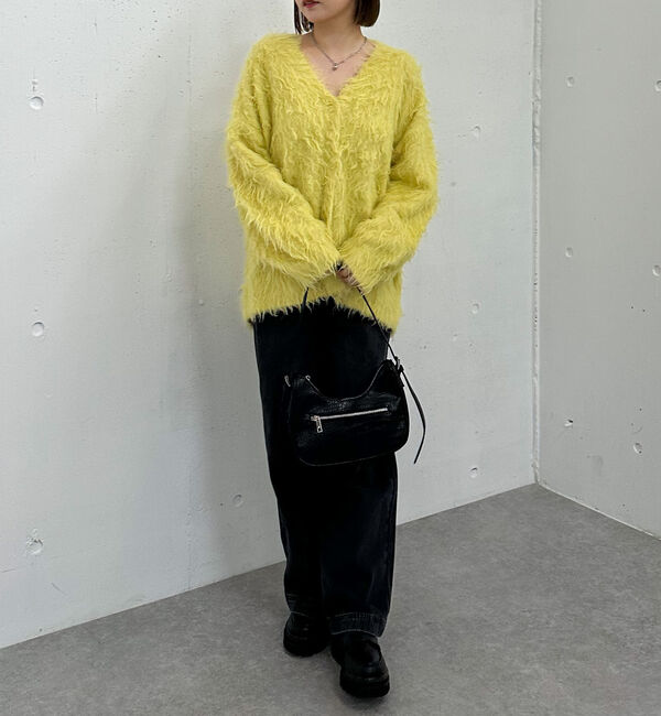 archives「ロングシャギーミドルニットカーディガン」|カーディガン|