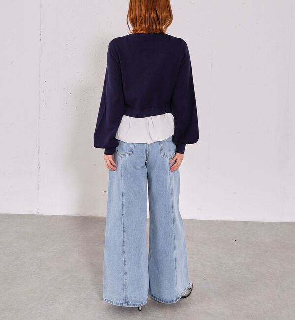 archives「【アンチピリンク】ドッキングバルーンニットカーディガン」|カーディガン|