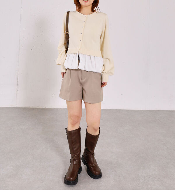 archives「【アンチピリンク】ドッキングバルーンニットカーディガン」|カーディガン|