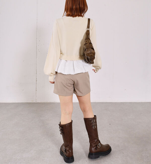 archives「【アンチピリンク】ドッキングバルーンニットカーディガン」|カーディガン|