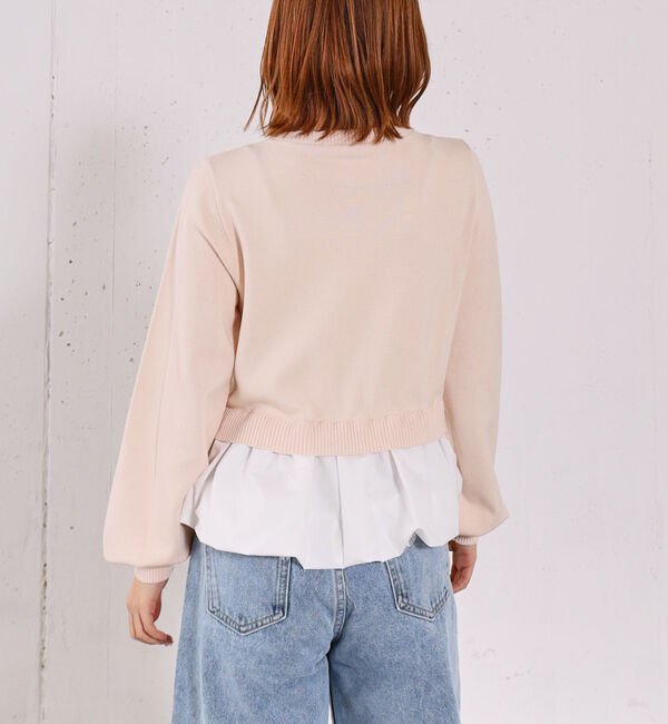 archives「【アンチピリンク】ドッキングバルーンニットカーディガン」|カーディガン|