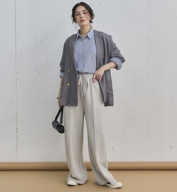 Doux archives「メッシュテーラードダブルジャケット」|テーラードジャケット|