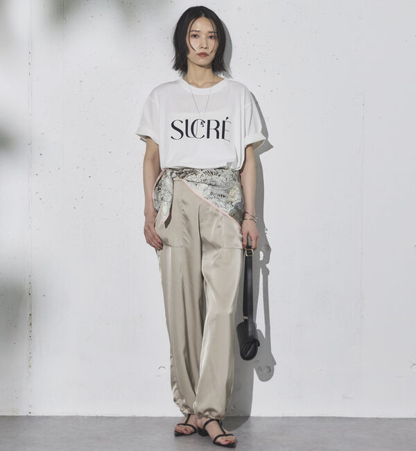 Doux archives「&rsquo;サテンパラシュートパンツ&rsquo;」|チノ|