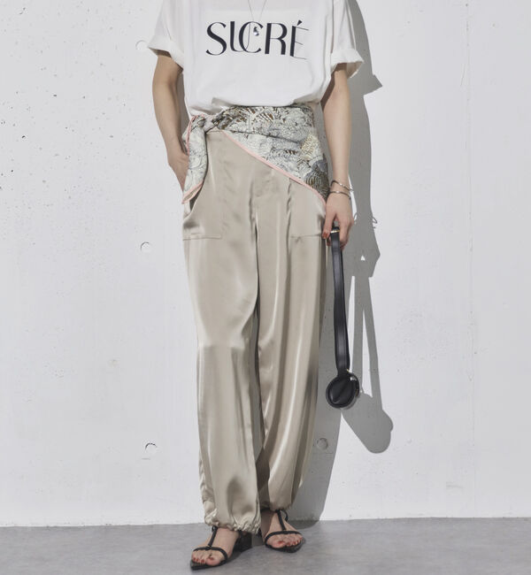 Doux archives「&rsquo;サテンパラシュートパンツ&rsquo;」|チノ|