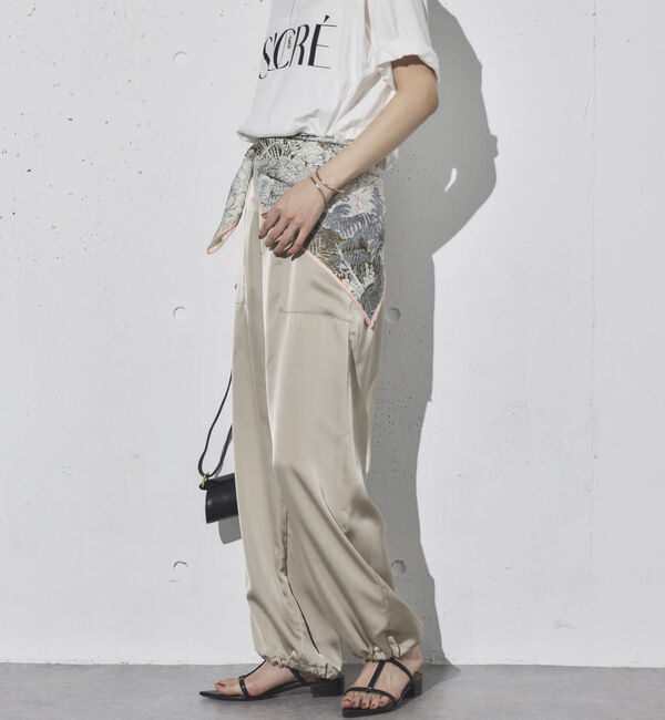 Doux archives「&rsquo;サテンパラシュートパンツ&rsquo;」|チノ|