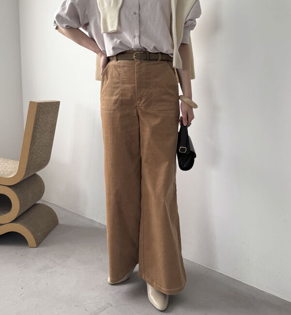 Doux archives「別珍デニムベイカーパンツ」|デニム|