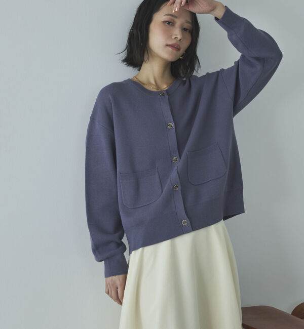 Doux archives「ニットジャケット」|カーディガン|