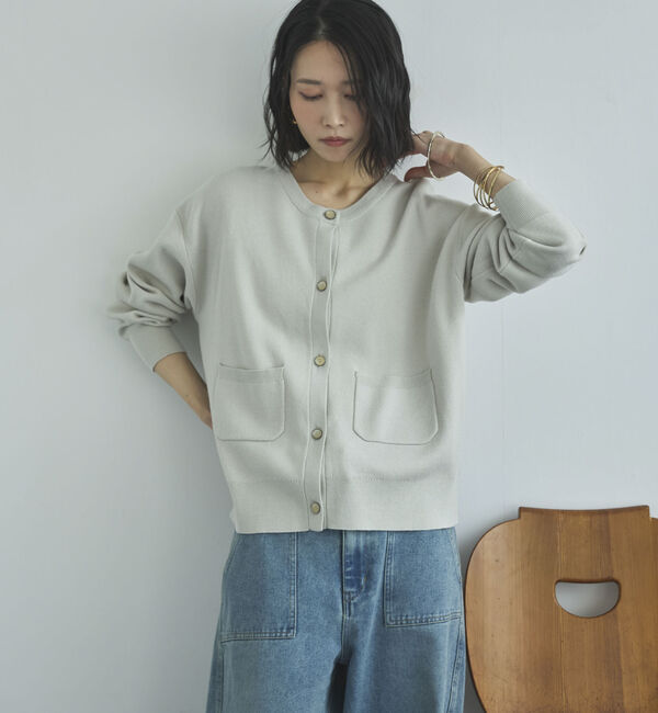 Doux archives「ニットジャケット」|カーディガン|