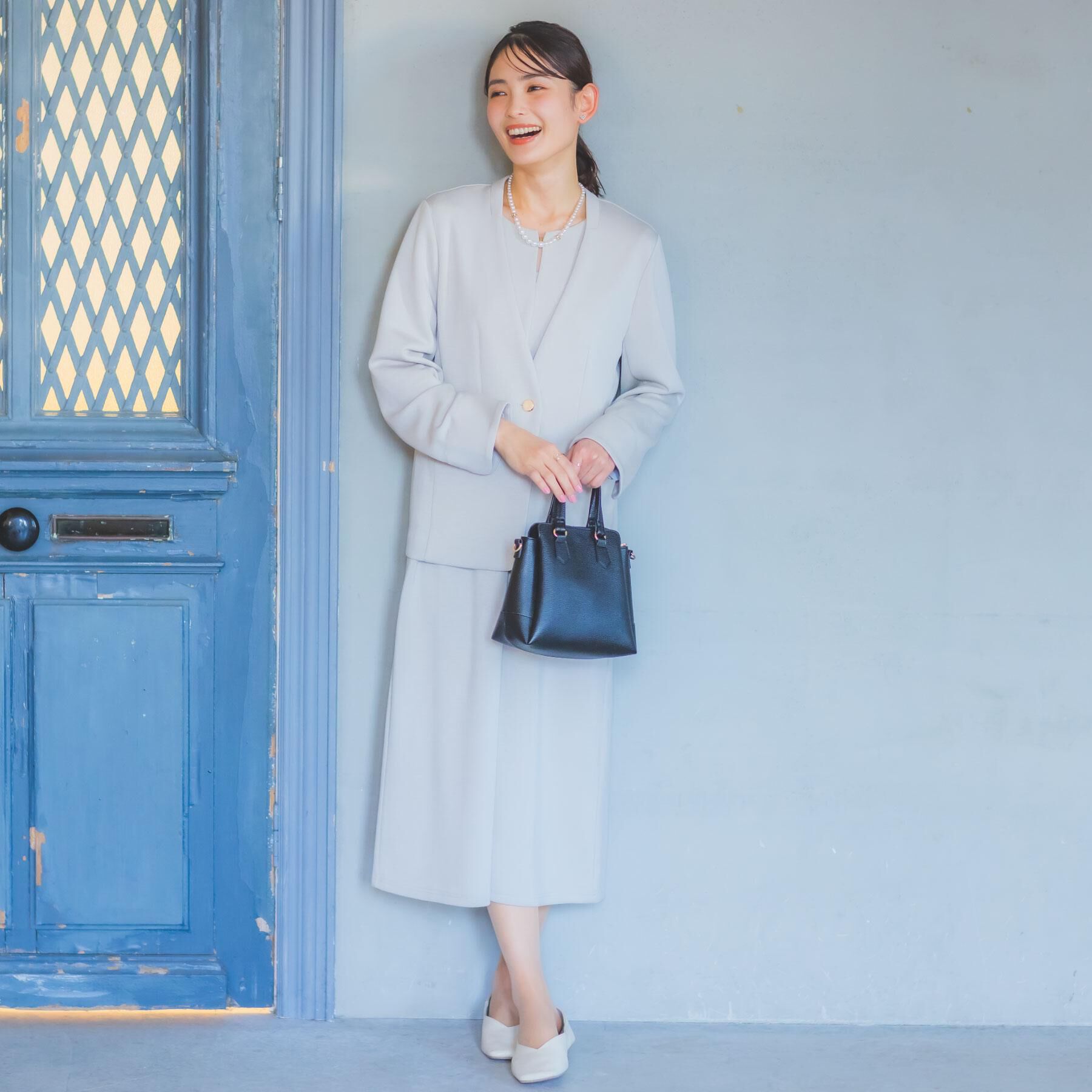 ITS&rsquo;DEMO「【入卒／洗濯機OK／セットアップ可】ダンボールノーカラージャケット」|ノーカラージャケット|