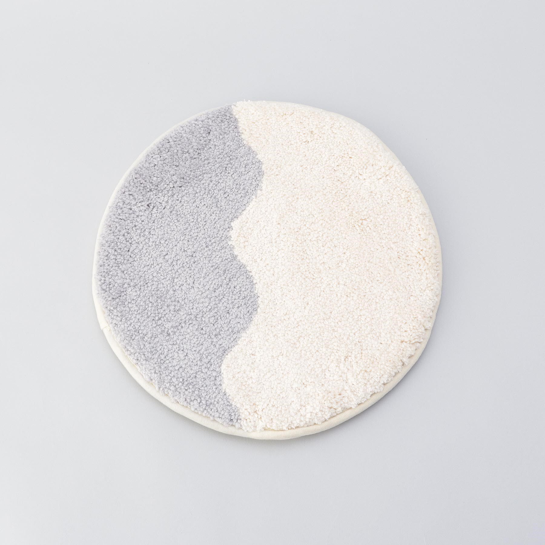 212 KITCHEN STORE「キャンパス タフトチェアパッド ウェーブ GY」|その他|