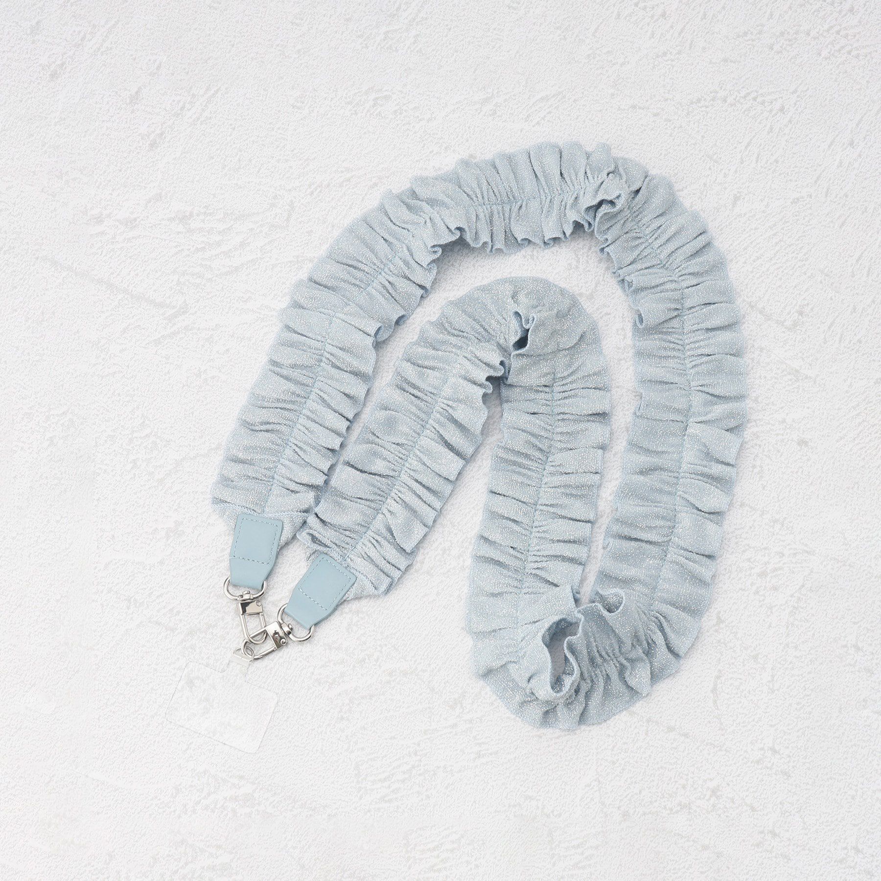 Grandedge「フリルリボンストラップ」|ストラップ|ﾌﾞﾙｰ(092)