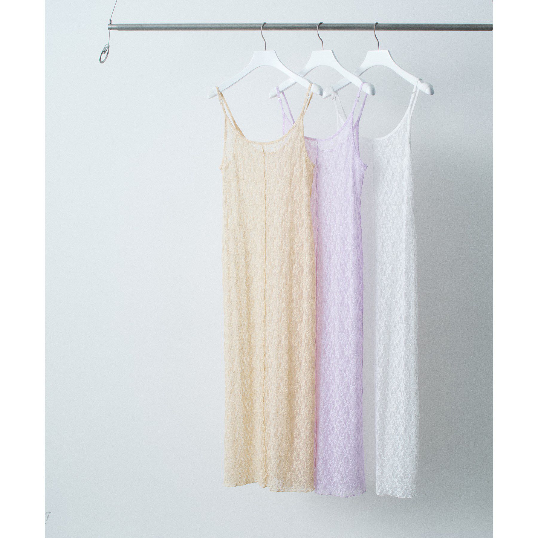 CODE A「stretch lace cami dress」|ワンピース|