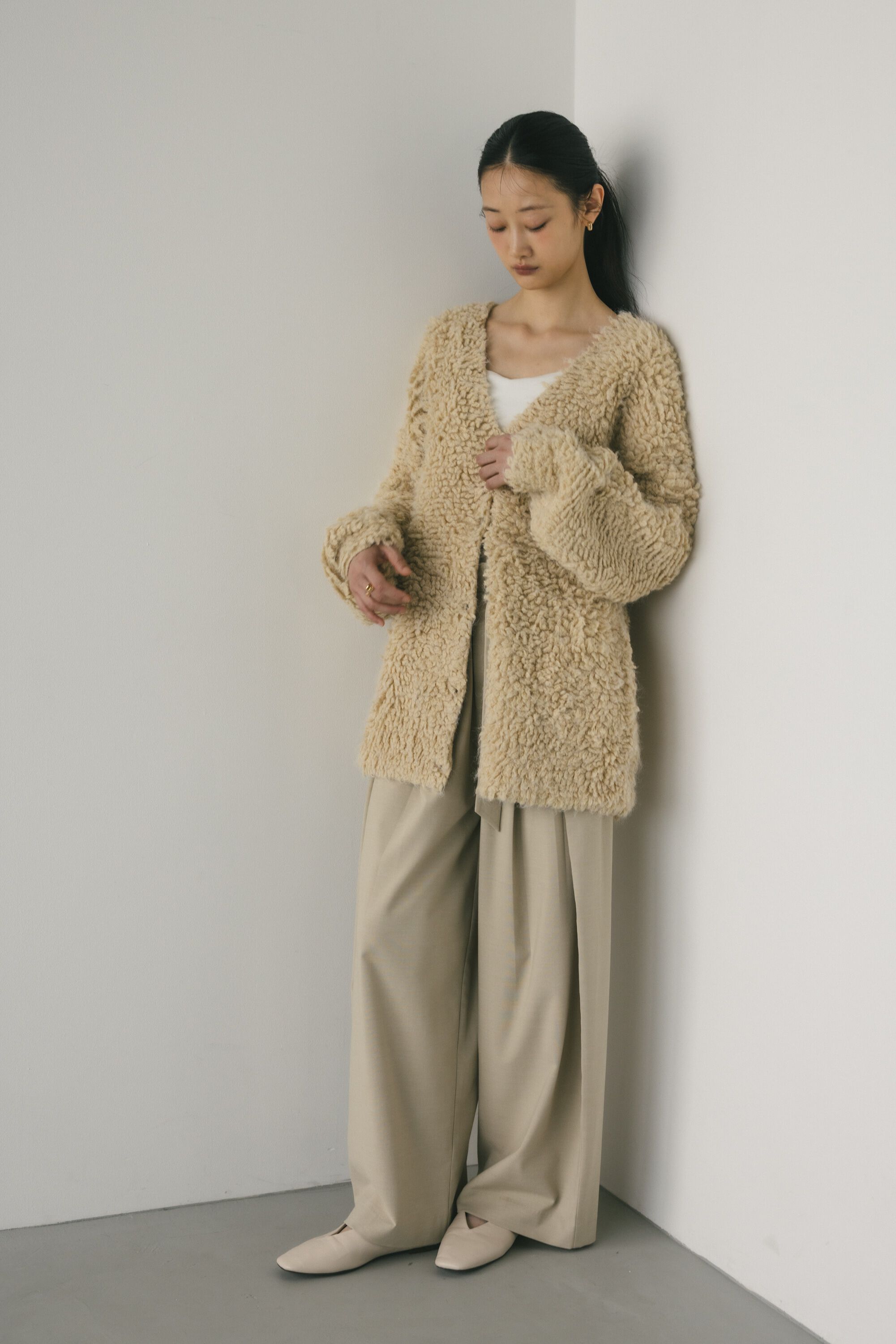 STYLEMIXER「ミックスループニットカーデ」|カーディガン|