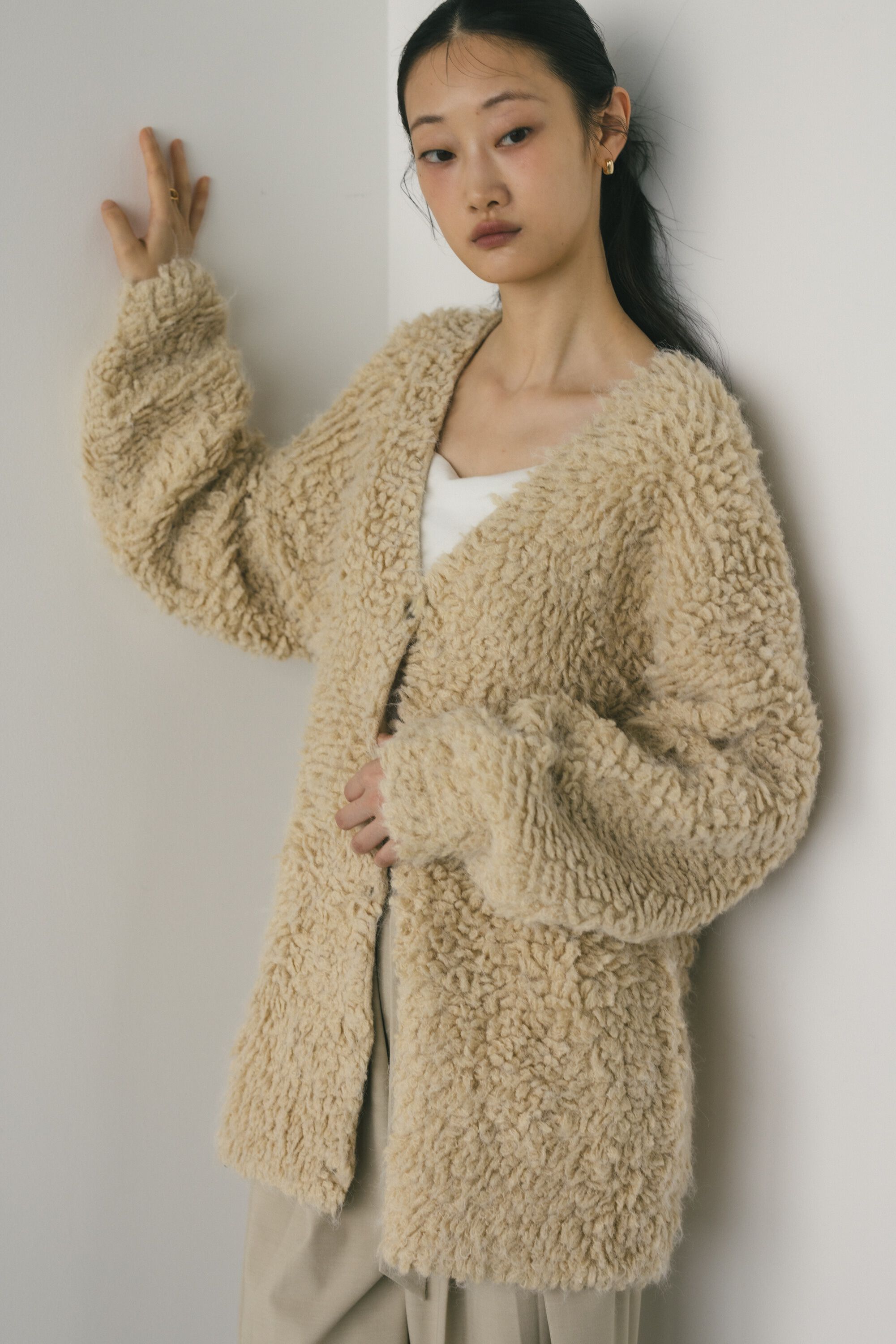 STYLEMIXER「ミックスループニットカーデ」|カーディガン|