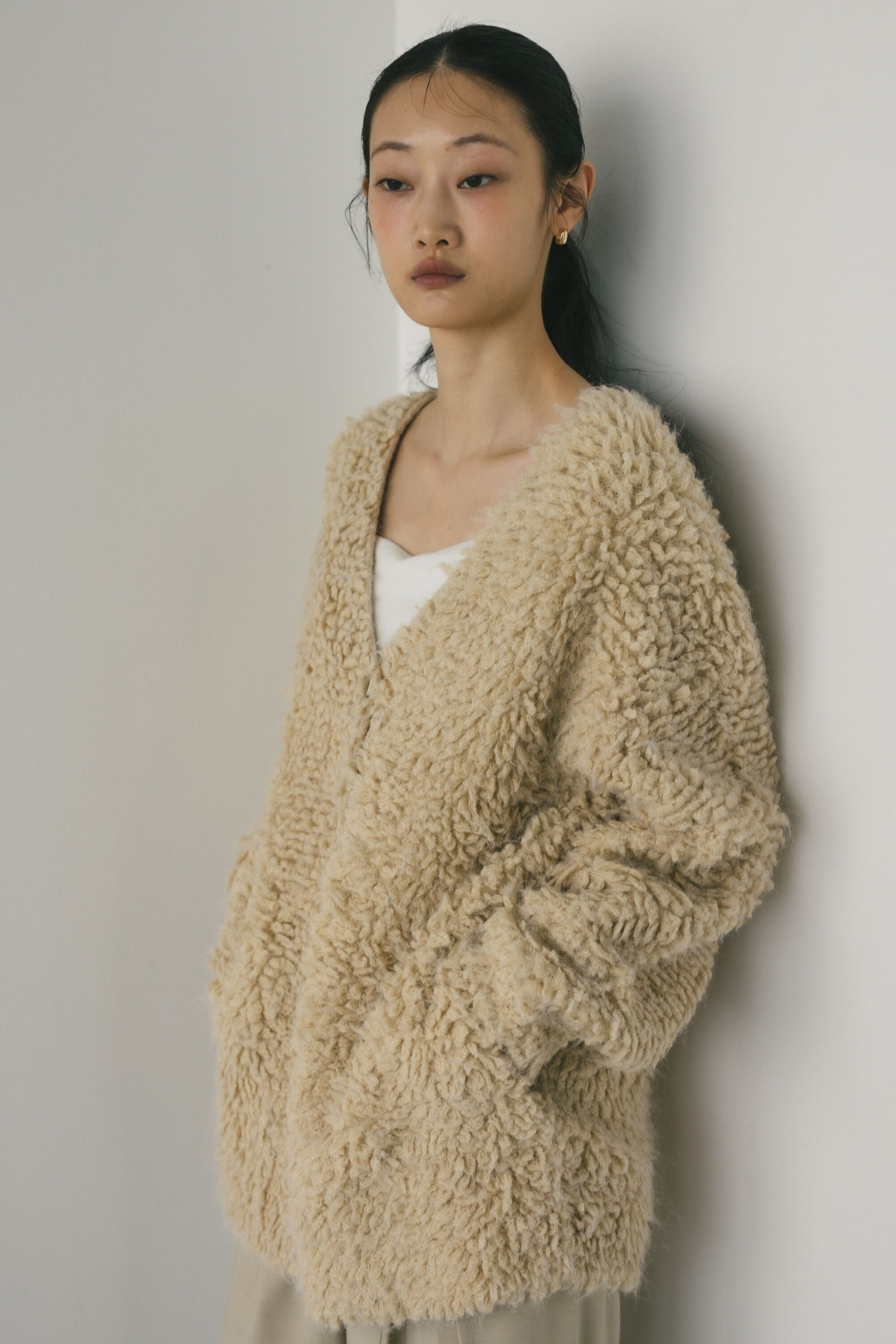 STYLEMIXER「ミックスループニットカーデ」|カーディガン|