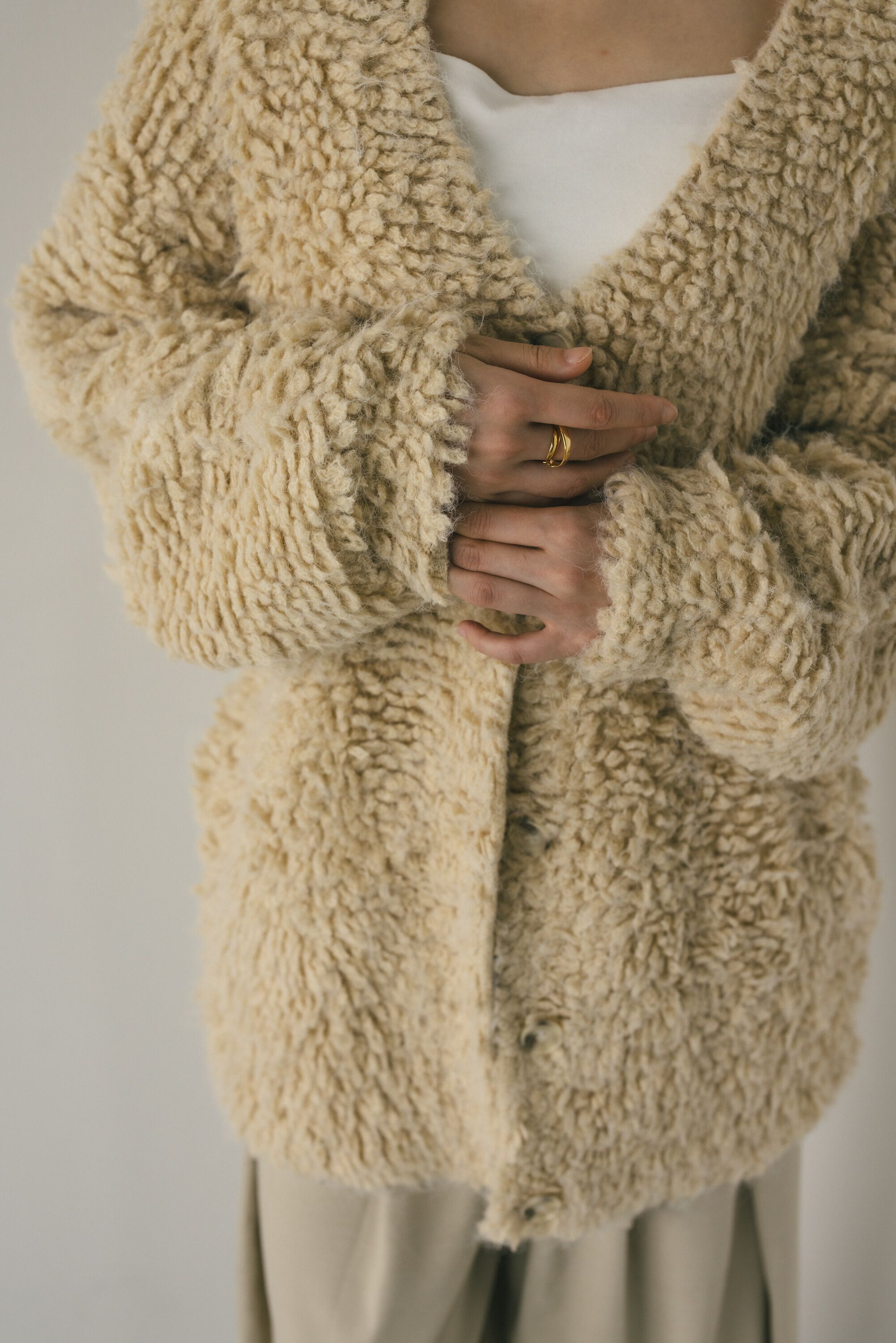 STYLEMIXER「ミックスループニットカーデ」|カーディガン|